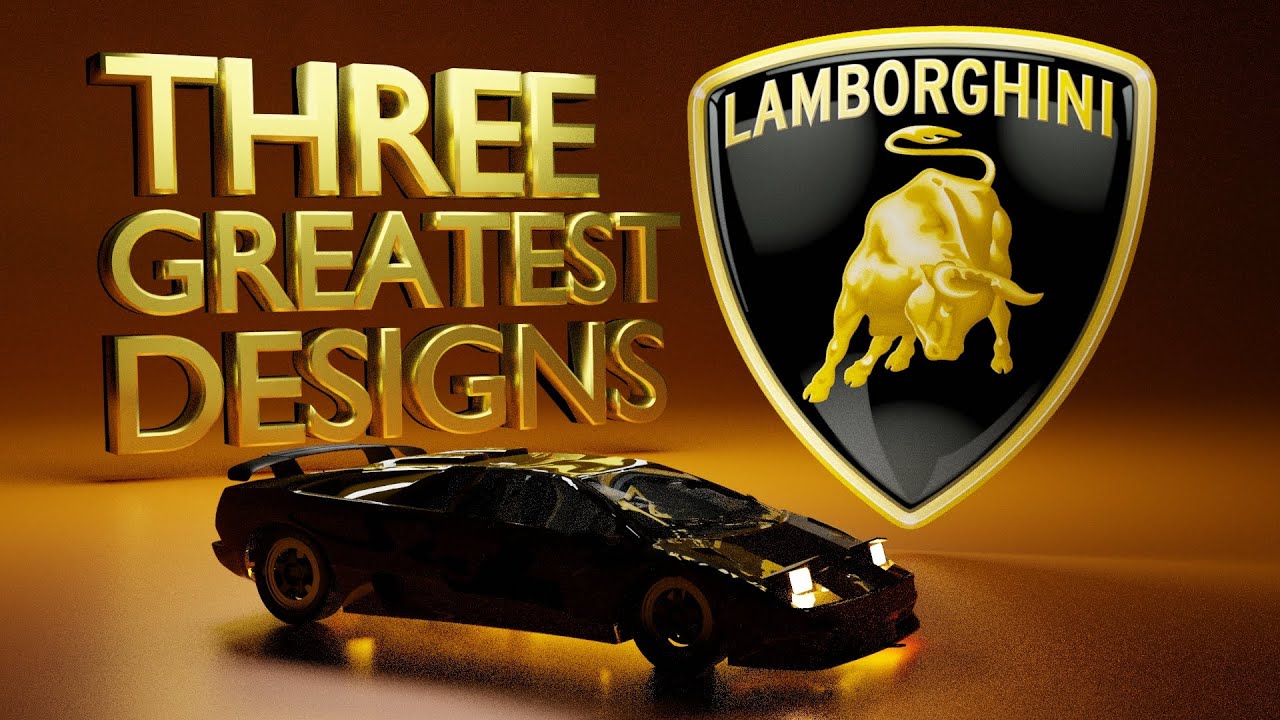 Lamborghini's THREE GREATEST DESIGNS!