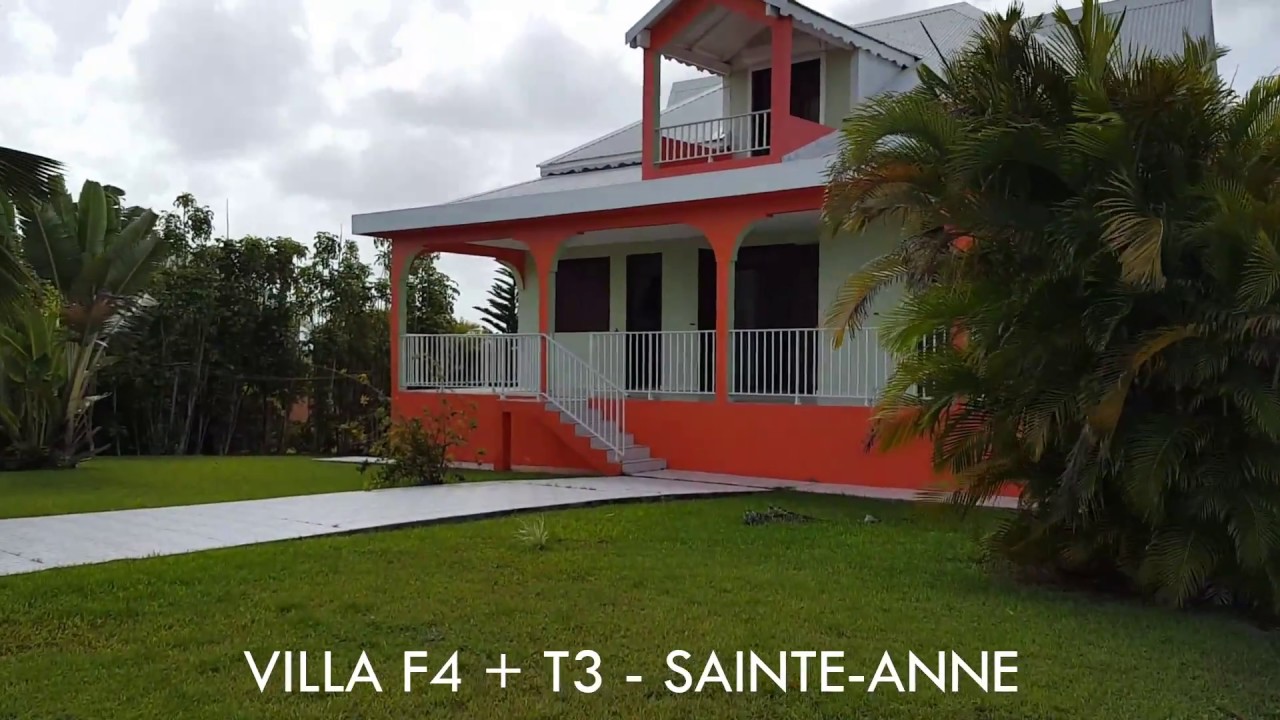 VILLA F4 + T3 - SAINTE-ANNE - GUADELOUPE