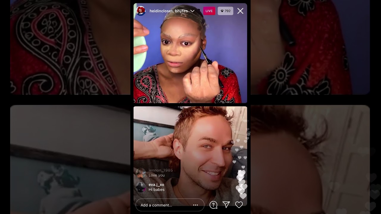 Heidi ft. Brooke Lynn Hytes (and Vanjie in the comments) IG live Mar 29, 2021(part 1/2)