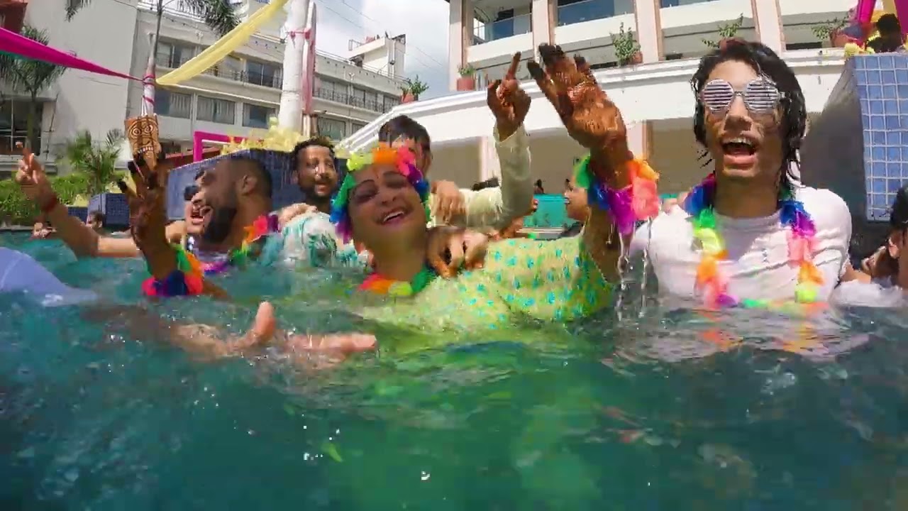 Shivangi Haldi   Pool Party