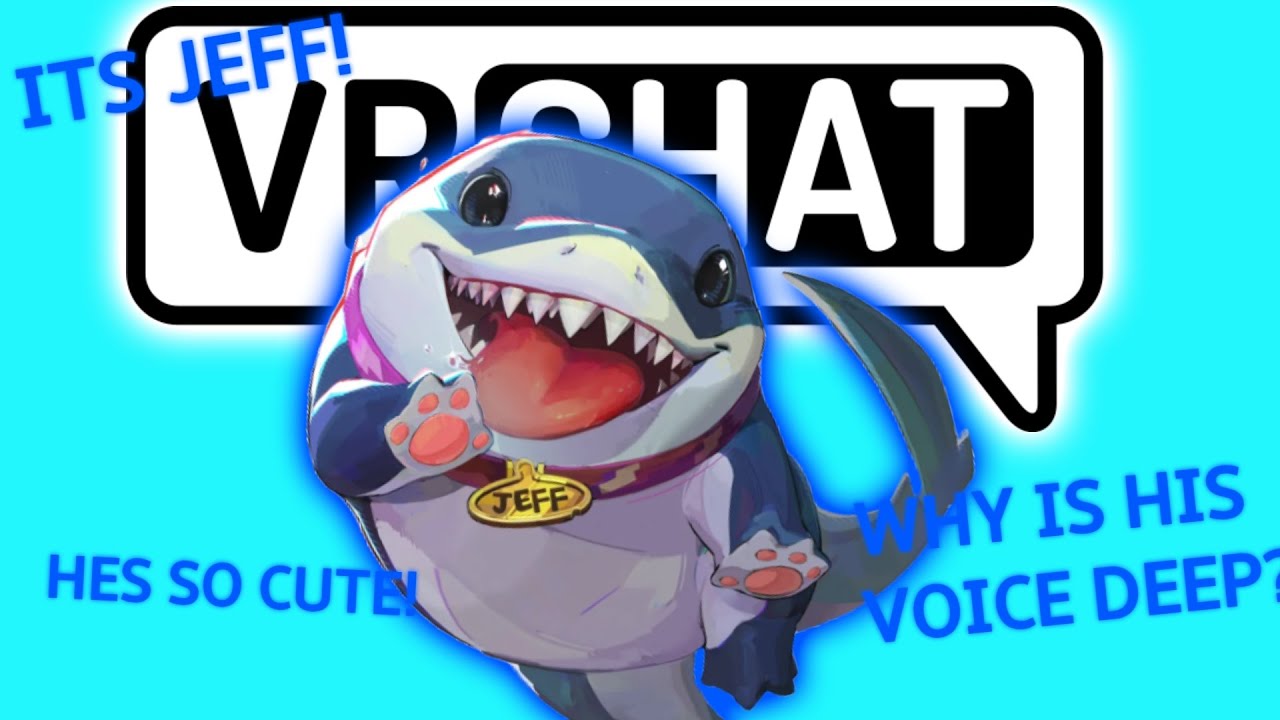 Джефф Акула с глубоким голосом играет в VrChat
