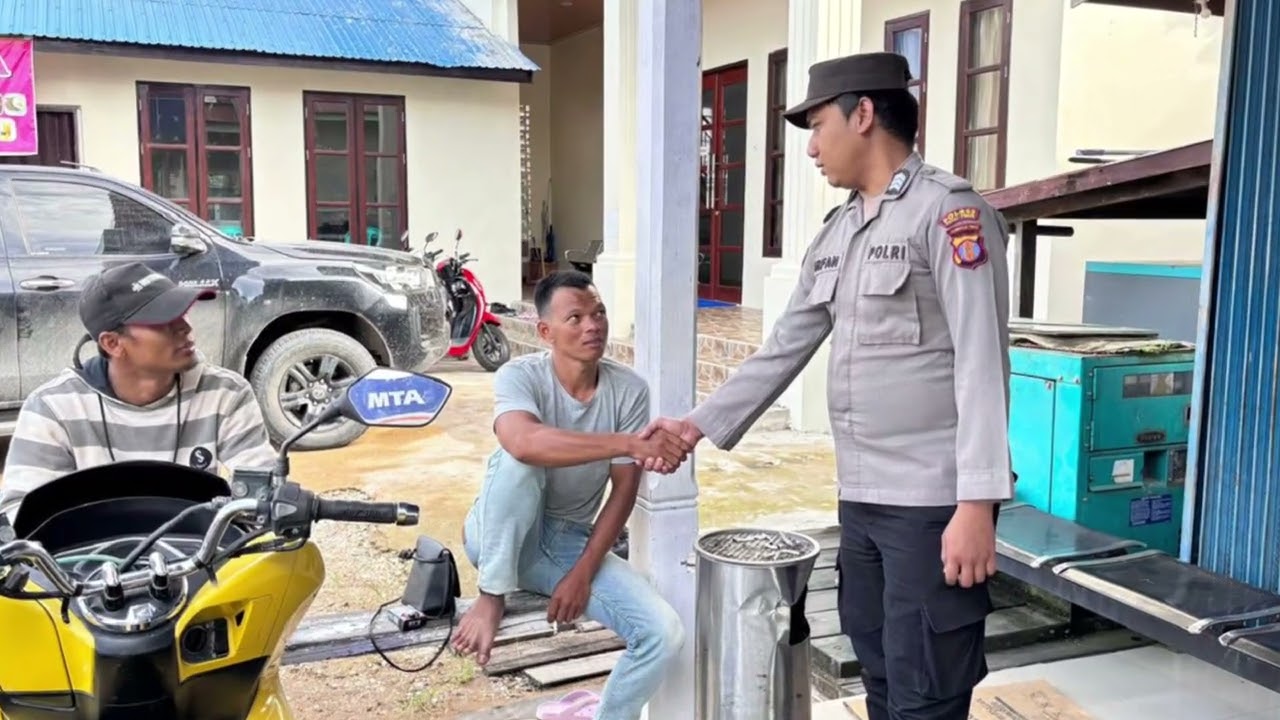 Patroli Rutin Polsek Muara Ancalong Sasar Pemukiman Warga