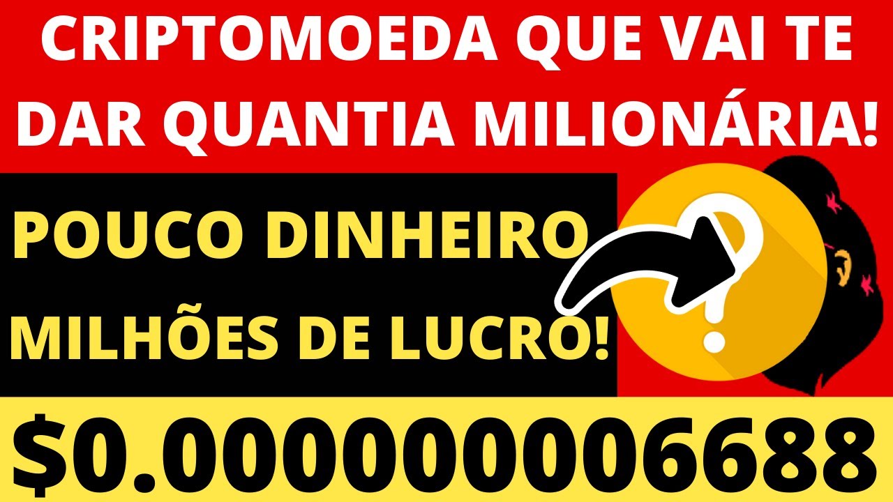 CRIPTOMOEDA BARATA E PROMISSORA QUE VAI TE DEIXAR MILION&Aacute;RIO! - LUCROS ABSURDO COM POUCO DINHEIRO!