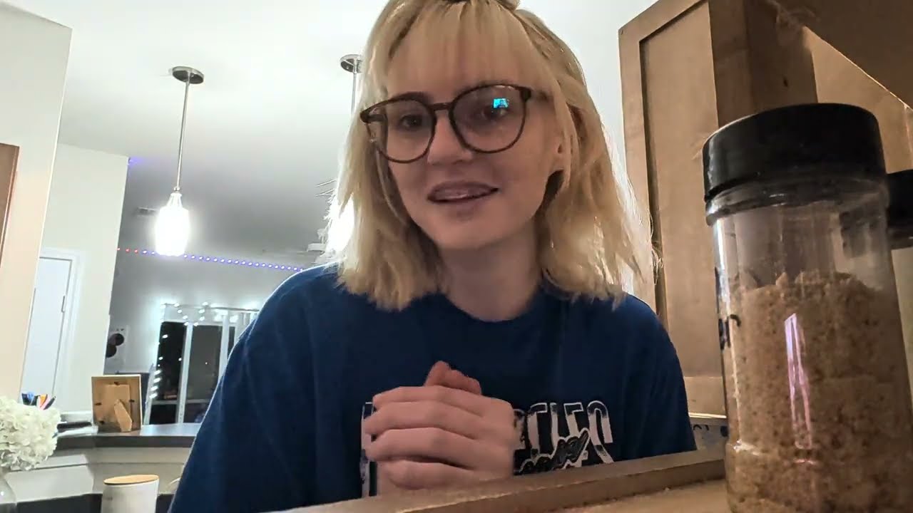 ASMR Whispered Ramble, Organizing, & Camera Touching