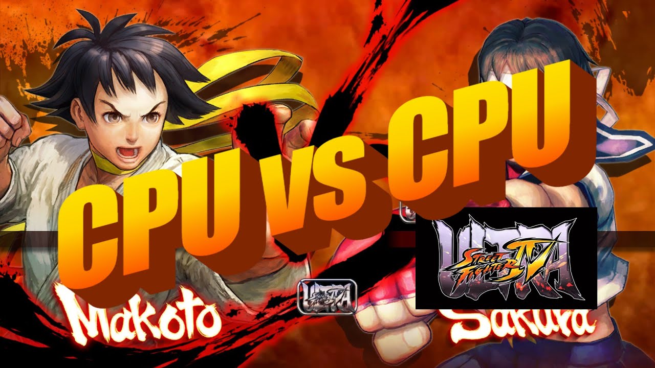 Ultra Street Fighter 4 - CPU vs CPU (Over 8 Hours, No Background Music)