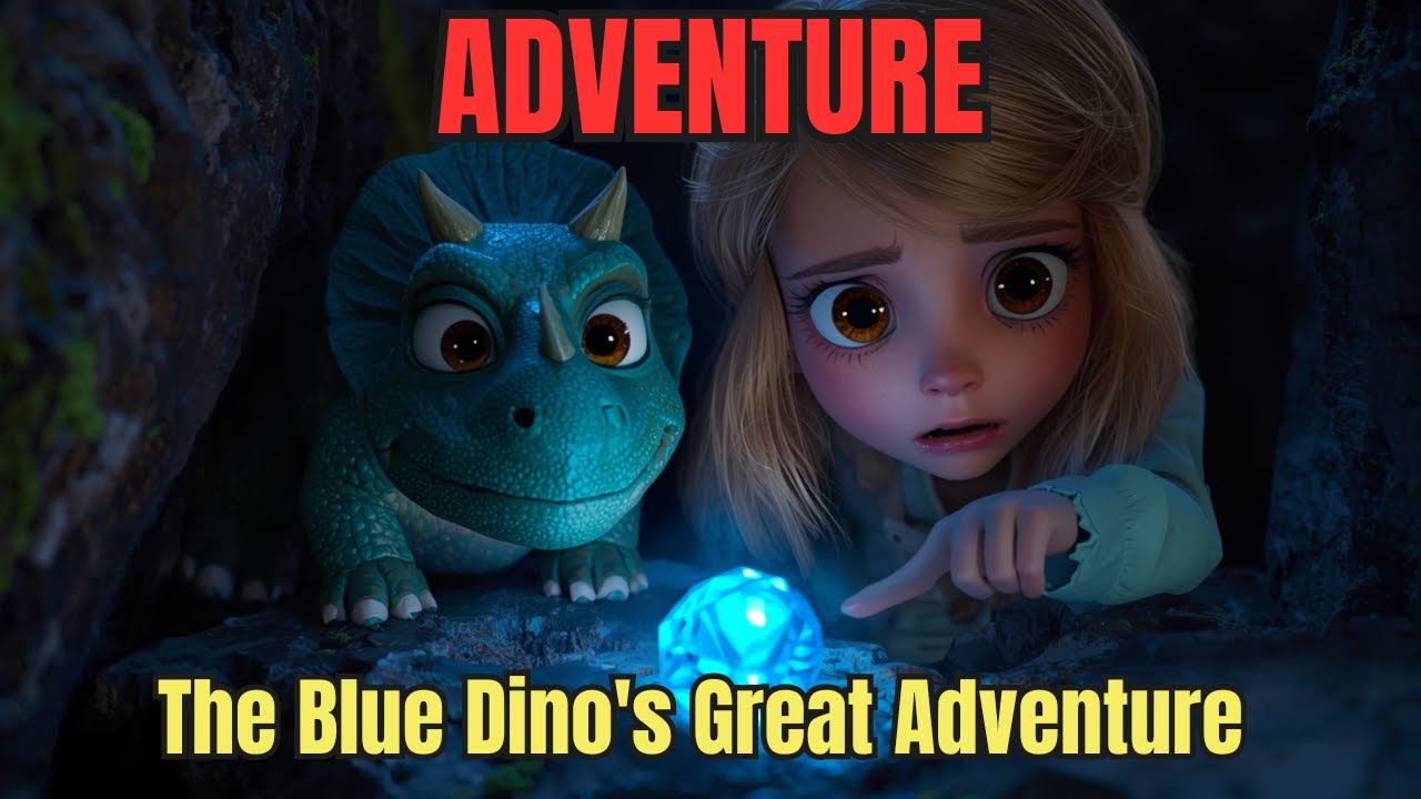 Kids Animation The Blue Dino's Great Adventure | Dinosaurs 