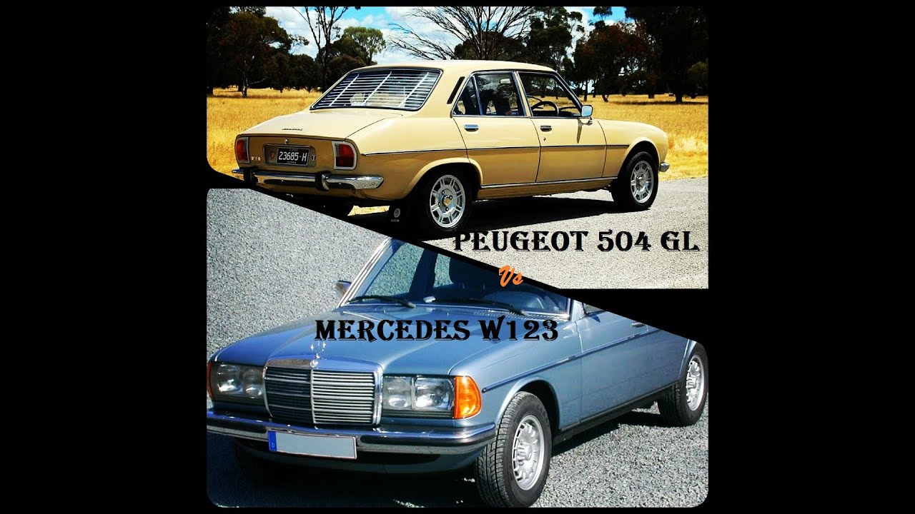 Peugeot 504 GL vs Mercedes Benz W123