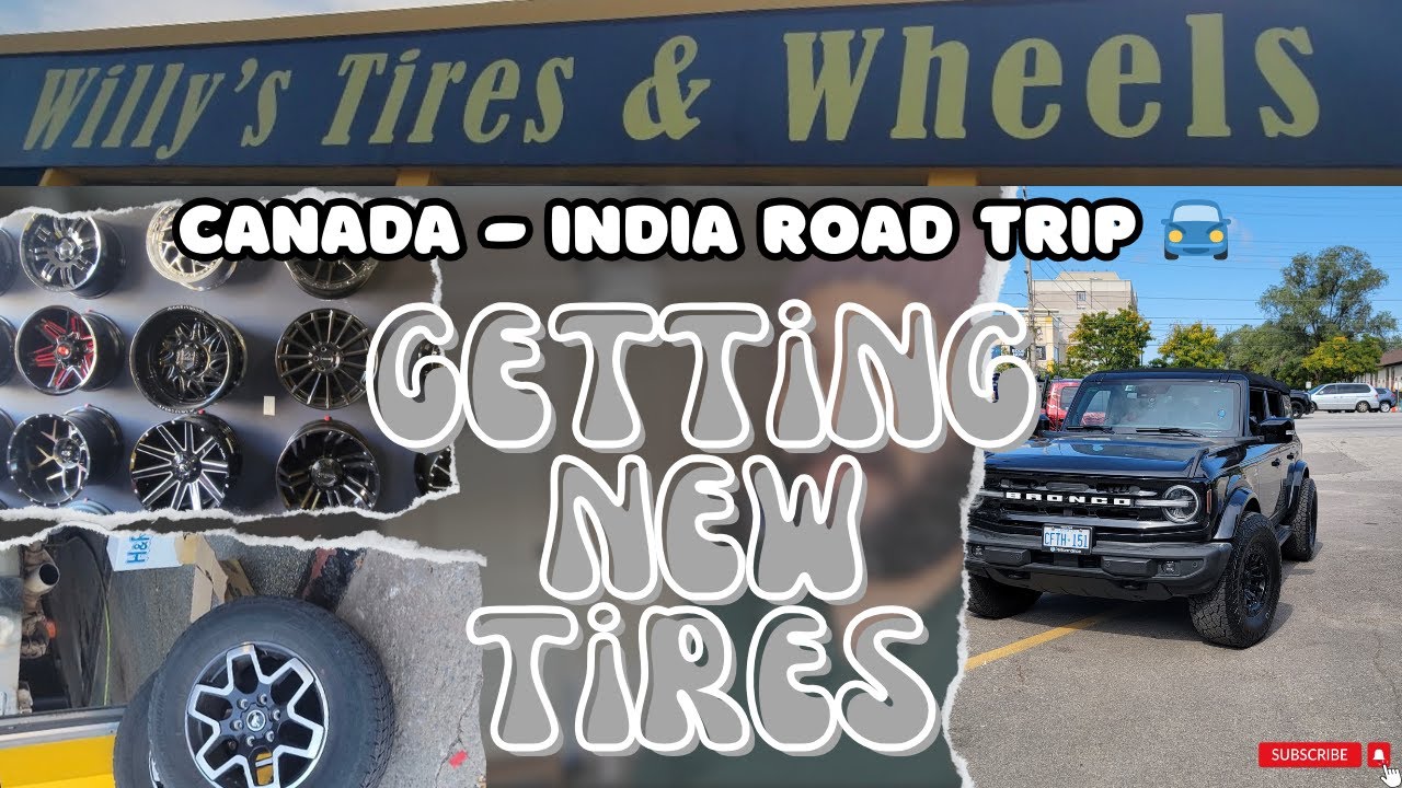 Getting ready for the trip || New Wheels for my Bronco || First modification ||