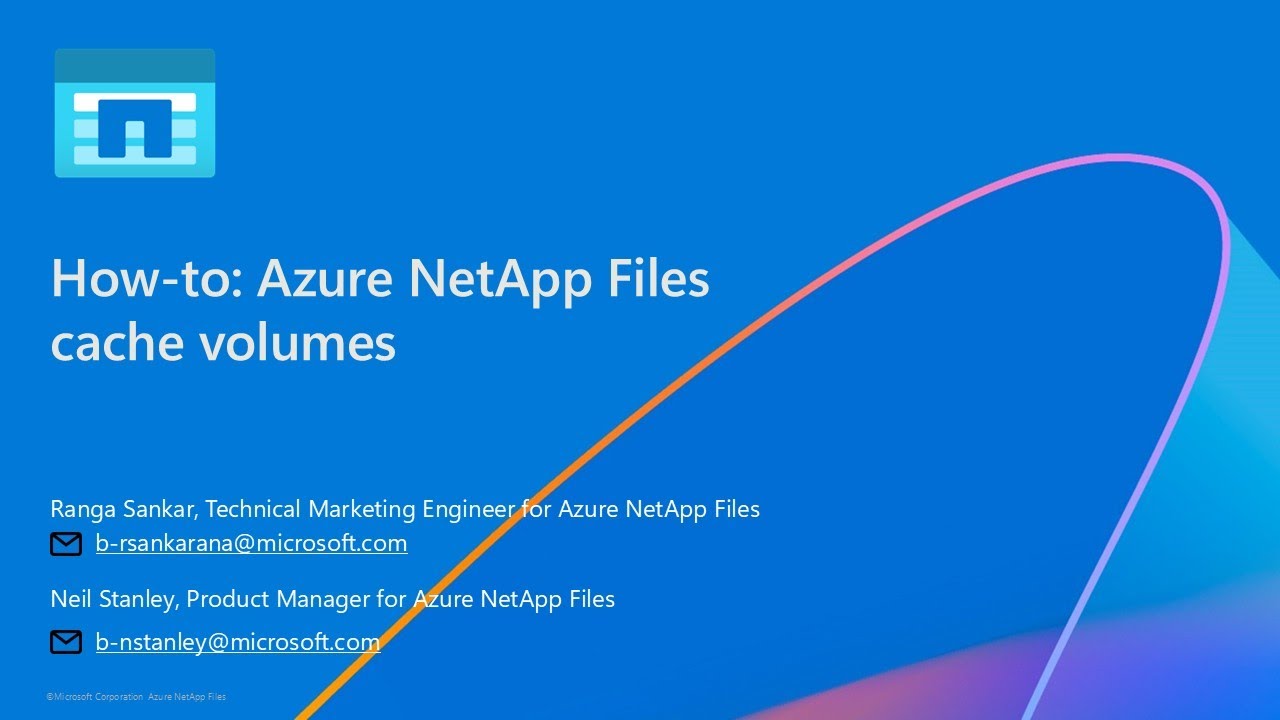How-to: Azure NetApp Files cache volumes