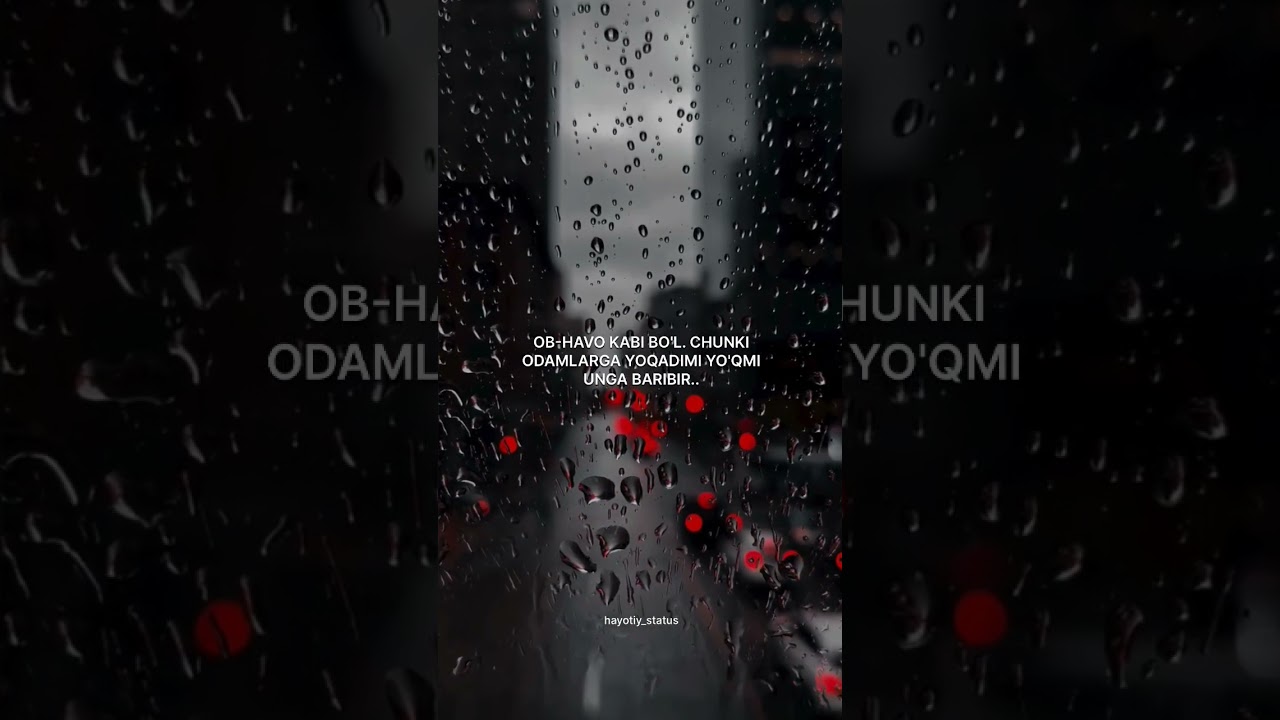 Hayotiy status. Obuna boʻling 😊