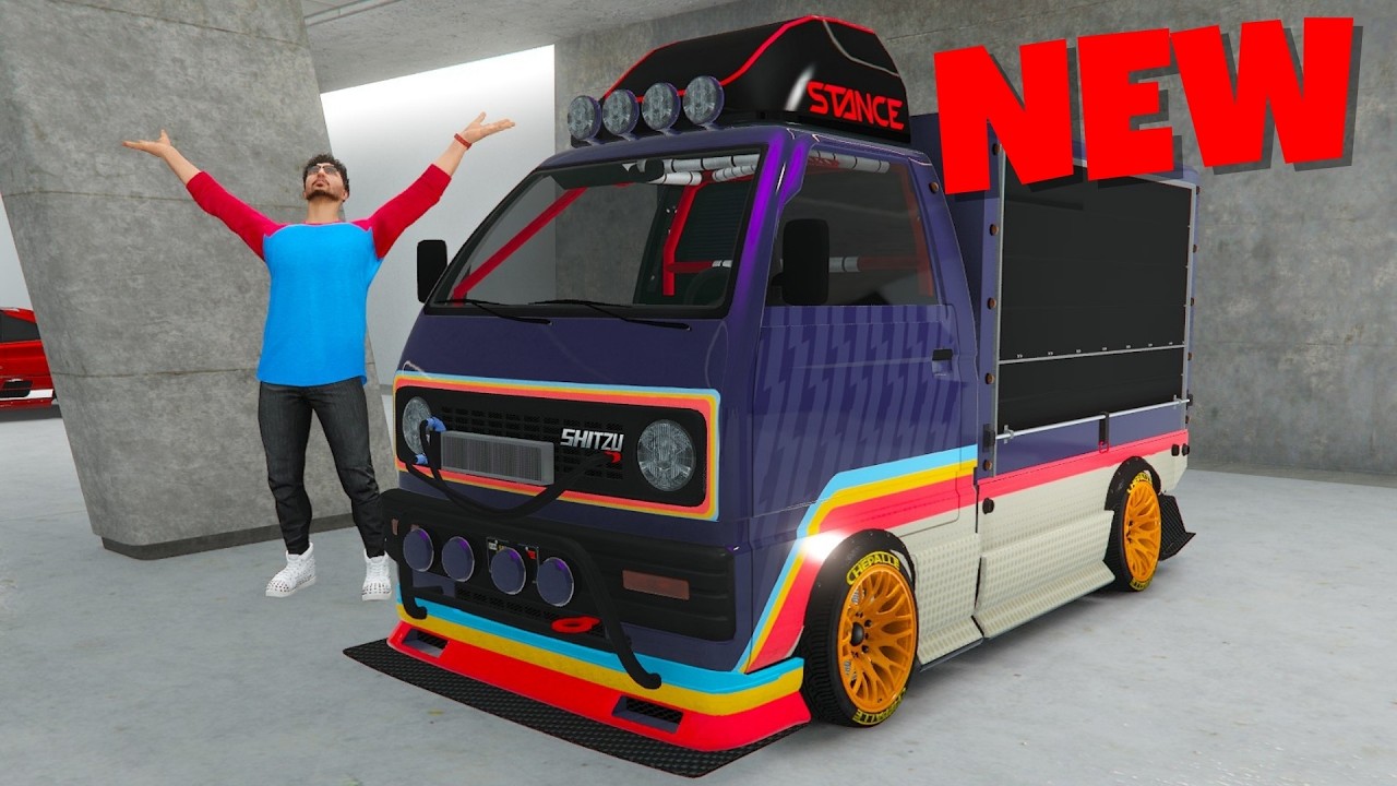 GTA Online - The BRAND NEW SHITZU KEITORA Customization (Japanese Kei Truck)