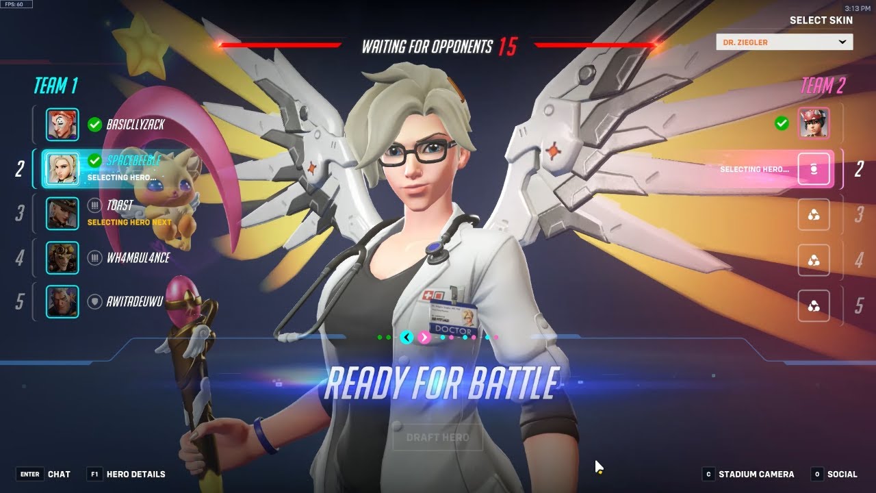 Overwatch 2 - Mercy Stadium Gameplay (No Commentary)