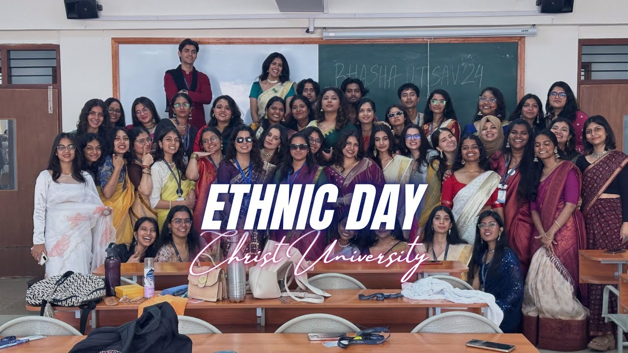 Ethnic Day 2024 | Bhasha Utsav | Christ University Yeshwanthpur Campus 🌸🌼