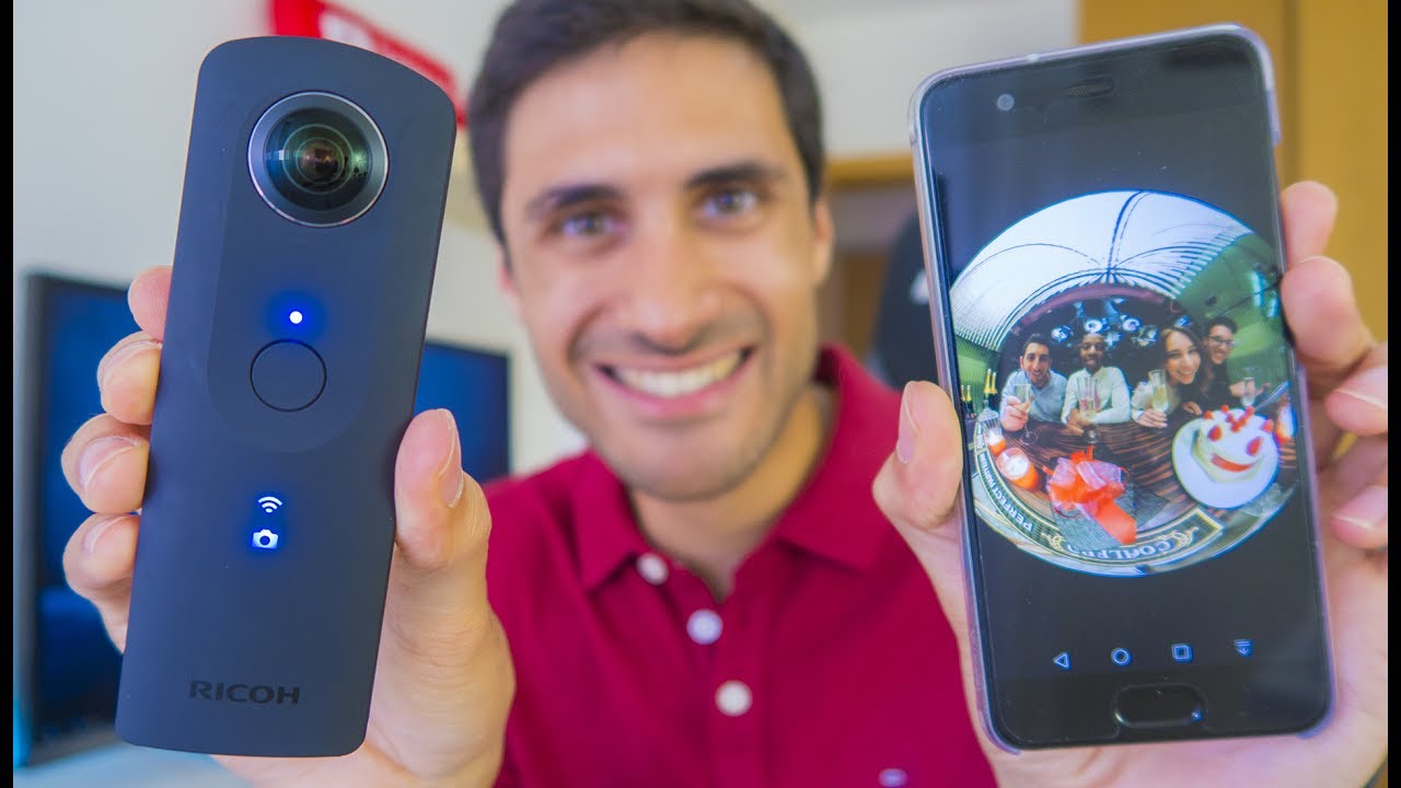 MELHOR CÂMERA 360º ?? Ricoh Theta S - Análise