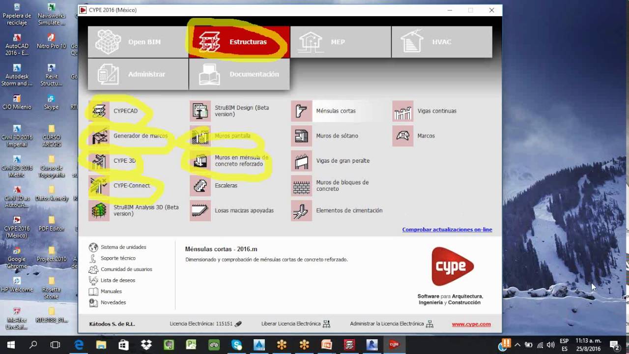 CYPECAD IMPORTACION DE MODELO DE REVIT INCLUYE MURO