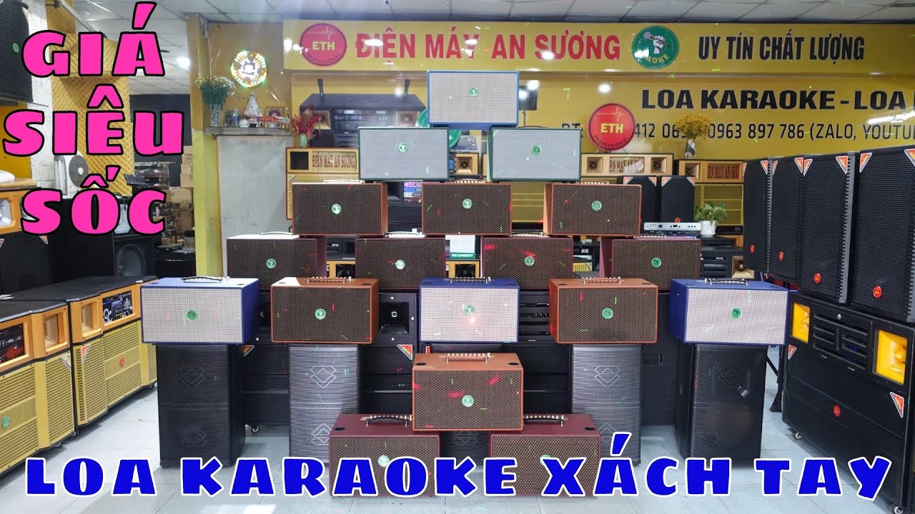 Loa Karaoke Xách Tay Đánh Bại Mọi Đối Thủ | Điện Máy An Sương