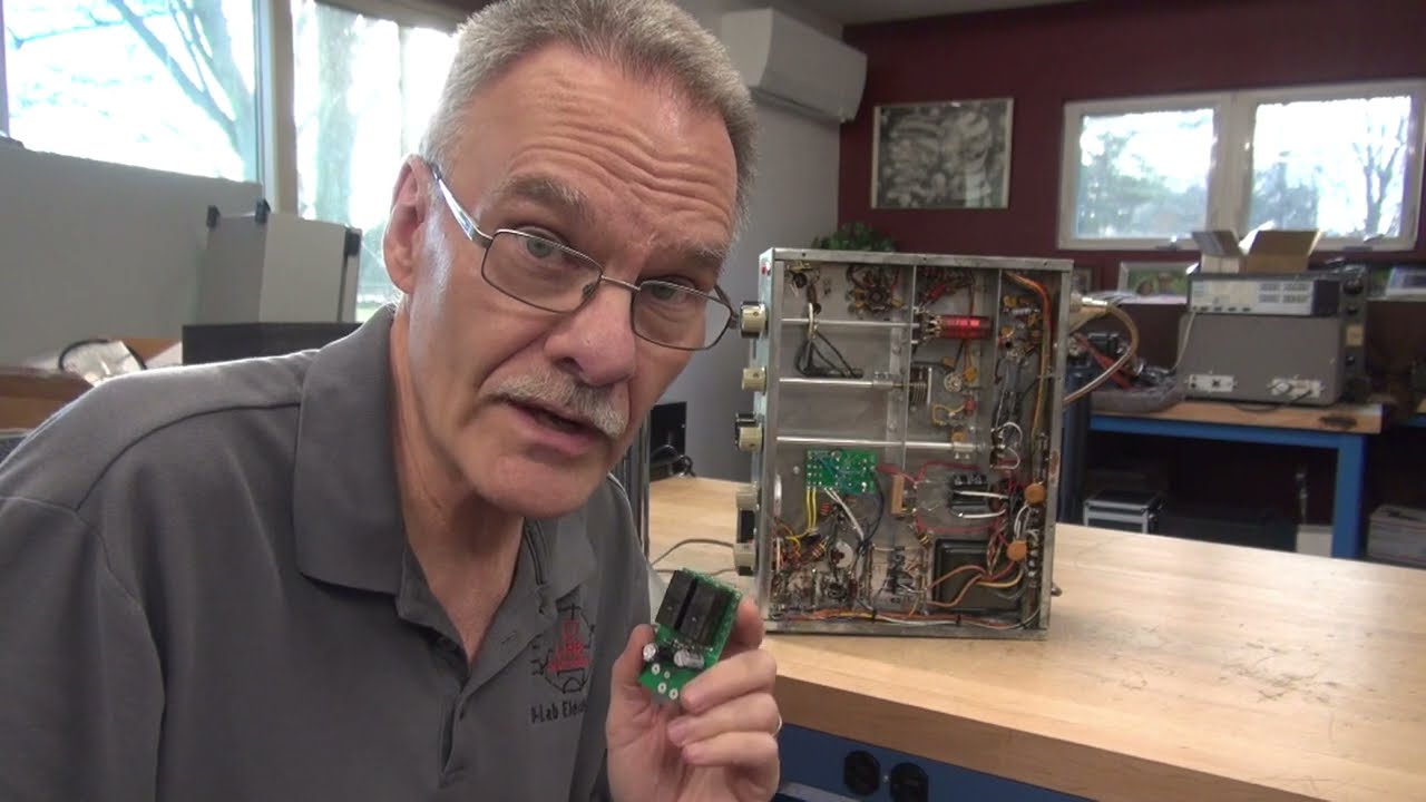 D-lab electronics Heathkit DX-60 Ham band Tube transmitter K2 PTT module installation procedure