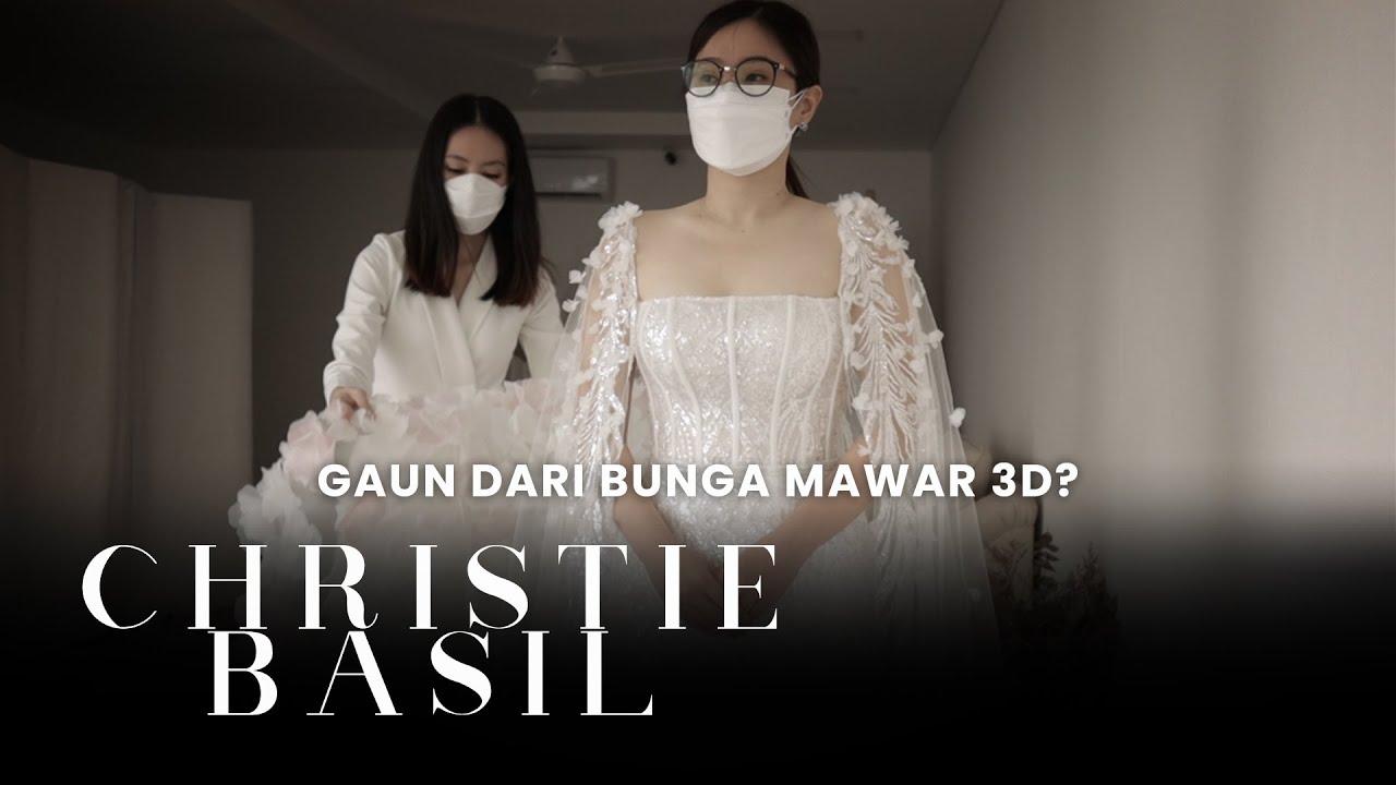 WEDDING GOWN 3D FLOWERS | Dari bunga Mawar
