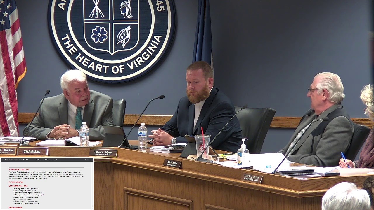 Appomattox County Board Meeting - 5/17/2021