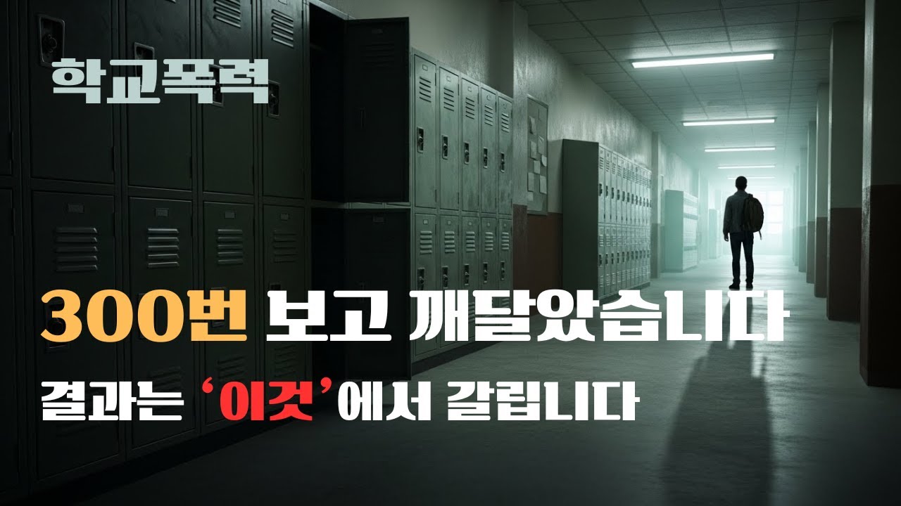 때리지 않아도 학교폭력? 심의위원장이 알려주는 '이것'의 기준