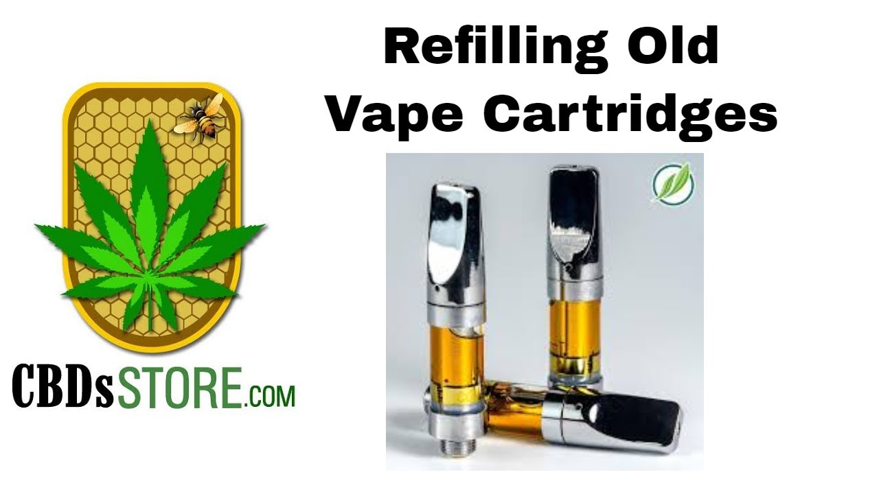 Refilling Old Vape Cartridges, Vape Cartridge how to Refill
