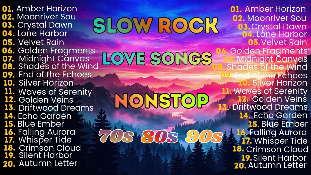 Slow Rock Love Songs Collection 70s 80s 90s | Best Soft Rock Love Classics Ever