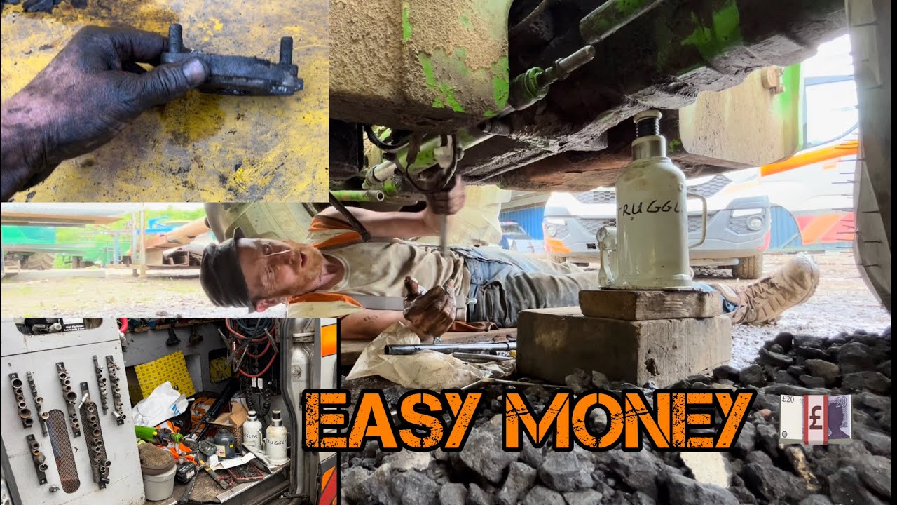 One un planned job after another! long days struggling! Grab, tele-handler ram! Lancer boss forklift