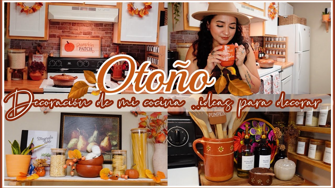 🍂DECORACIÓN DE MI COCINA OTOÑO 2024🍂           