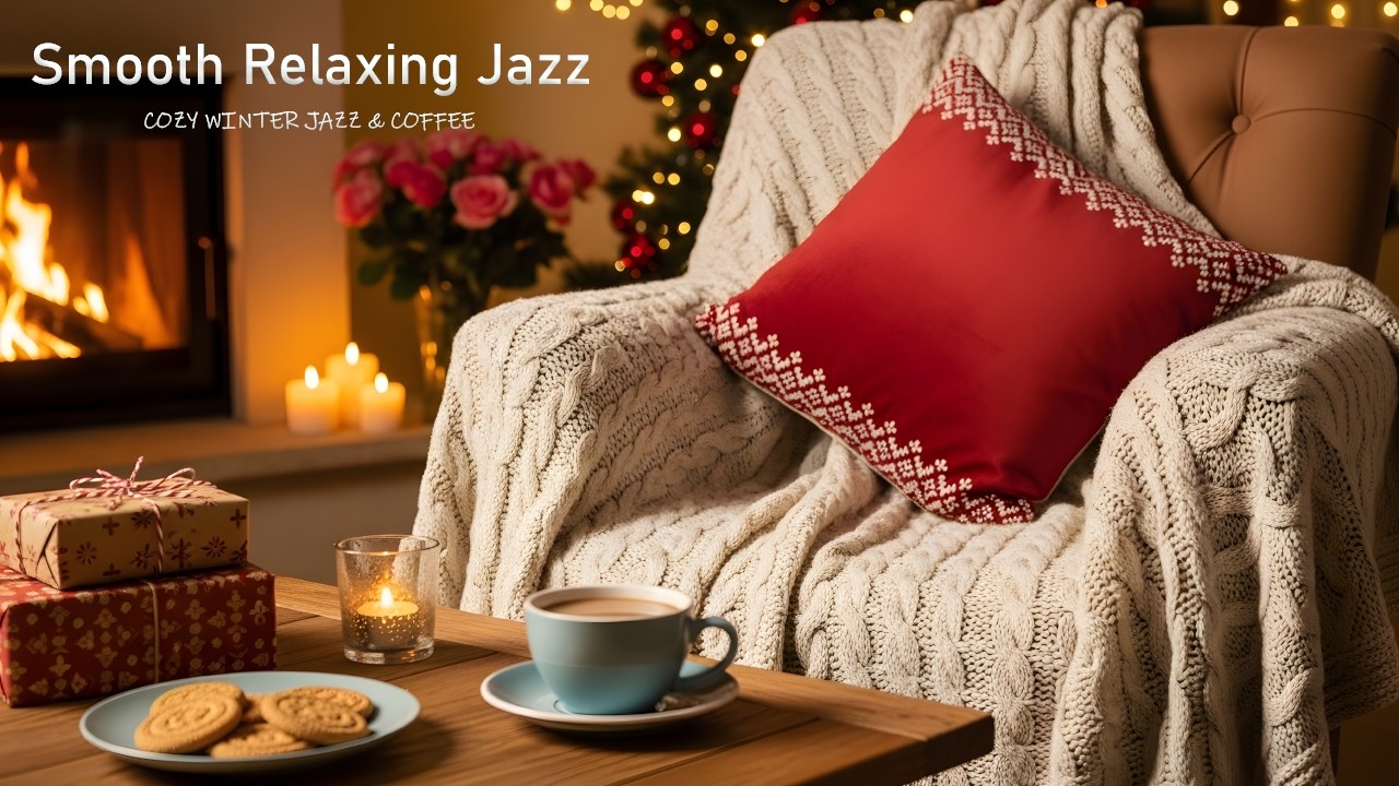 Cozy Winter Jazz   A Quiet Cafe Atmosphere for Soothing Piano Instrumentals ✨