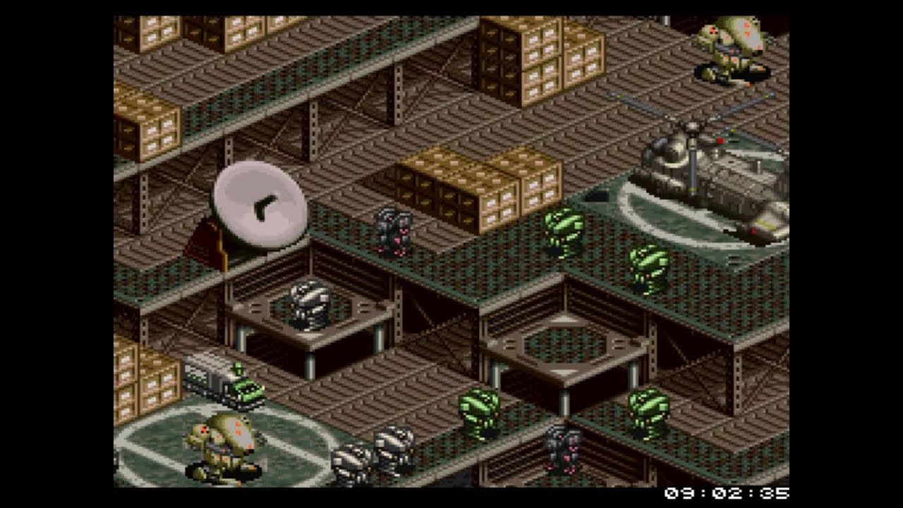 Front Misssion 1 MOD 29th Misssion: Airfield. (SFC/ SNES)