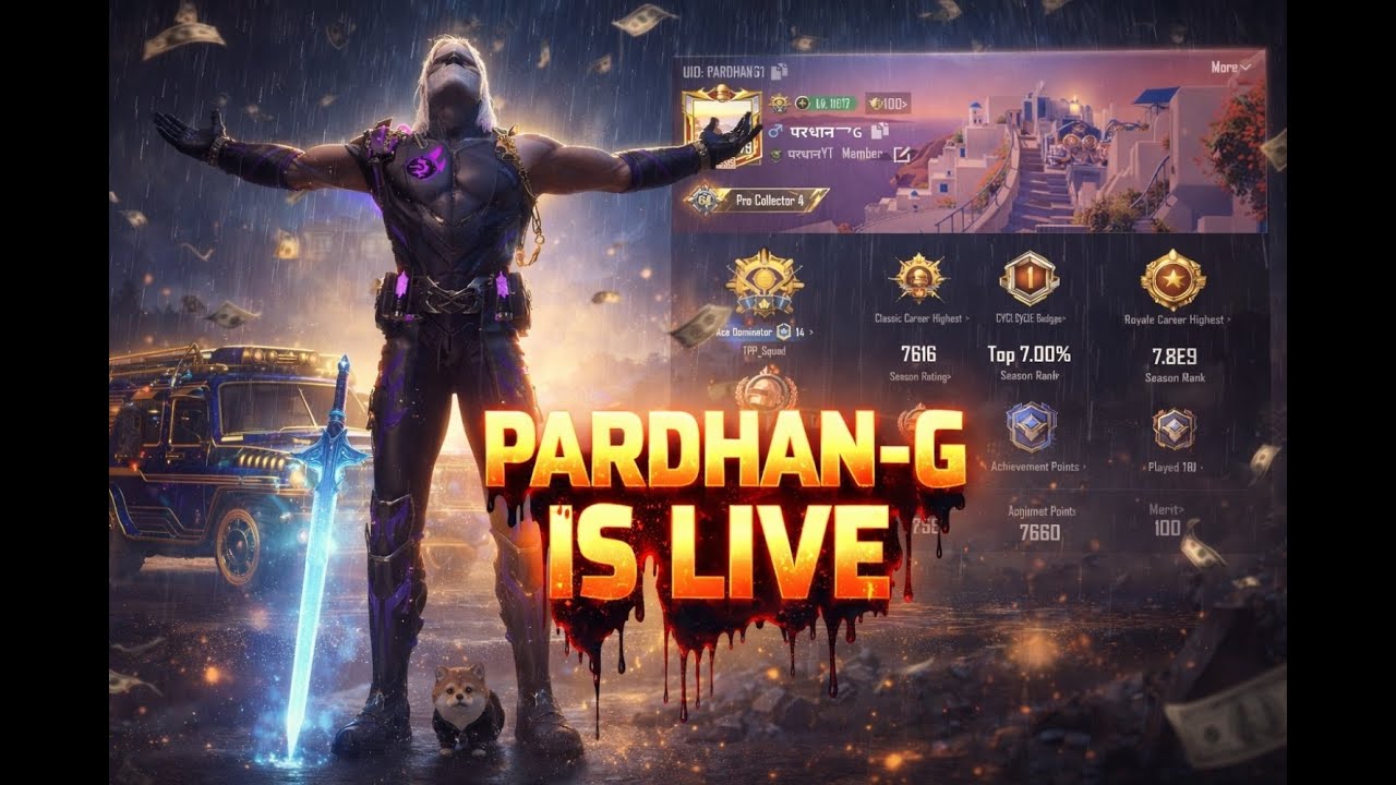 Pardhan Is Live 🔴 | Intense BGMI Ranked Push 🔥