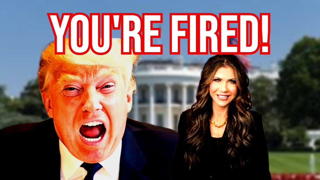 🚨 TRUMP FIRES KRISTI NOEM AS HOMELAND SECURITY CHIEF: POWER STRUGGLE ERUPTS IN D.C. – LIVE 🚨