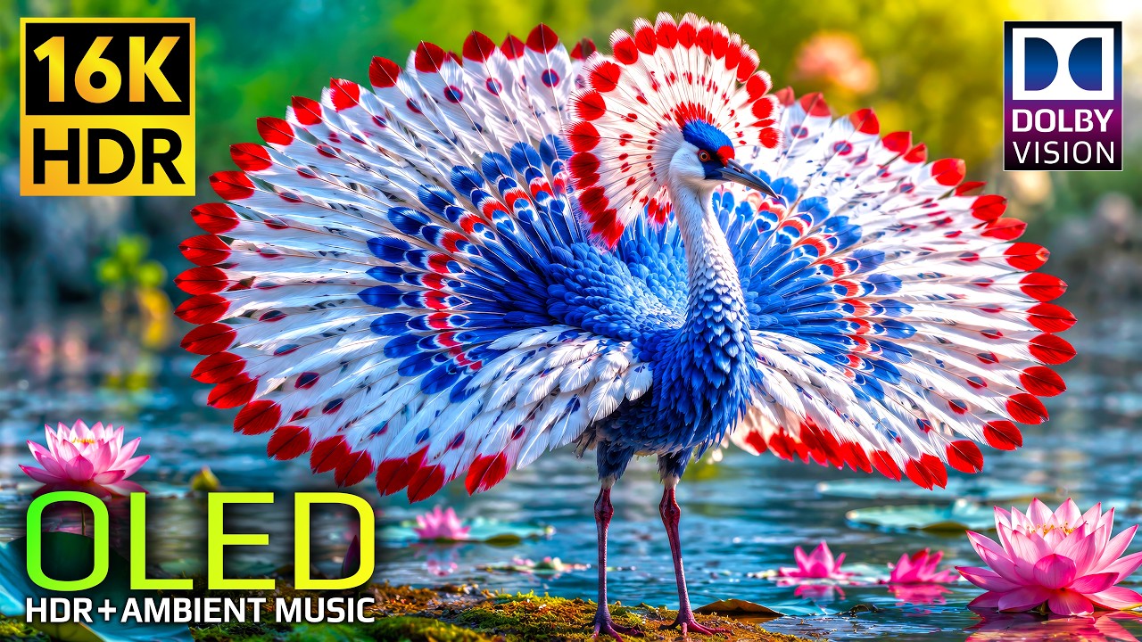 Earth's Most Beautiful Nature & Animals in 16K Video ULTRA HD &mdash; Dolby Vision OLED HDR Test!