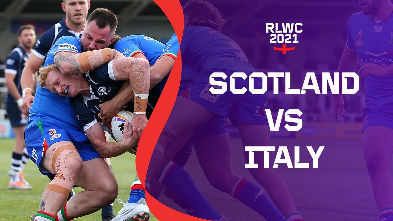 Scotland take on Italy in opening round of RLWC2021 | RLWC2021 Cazoo Match Highlights