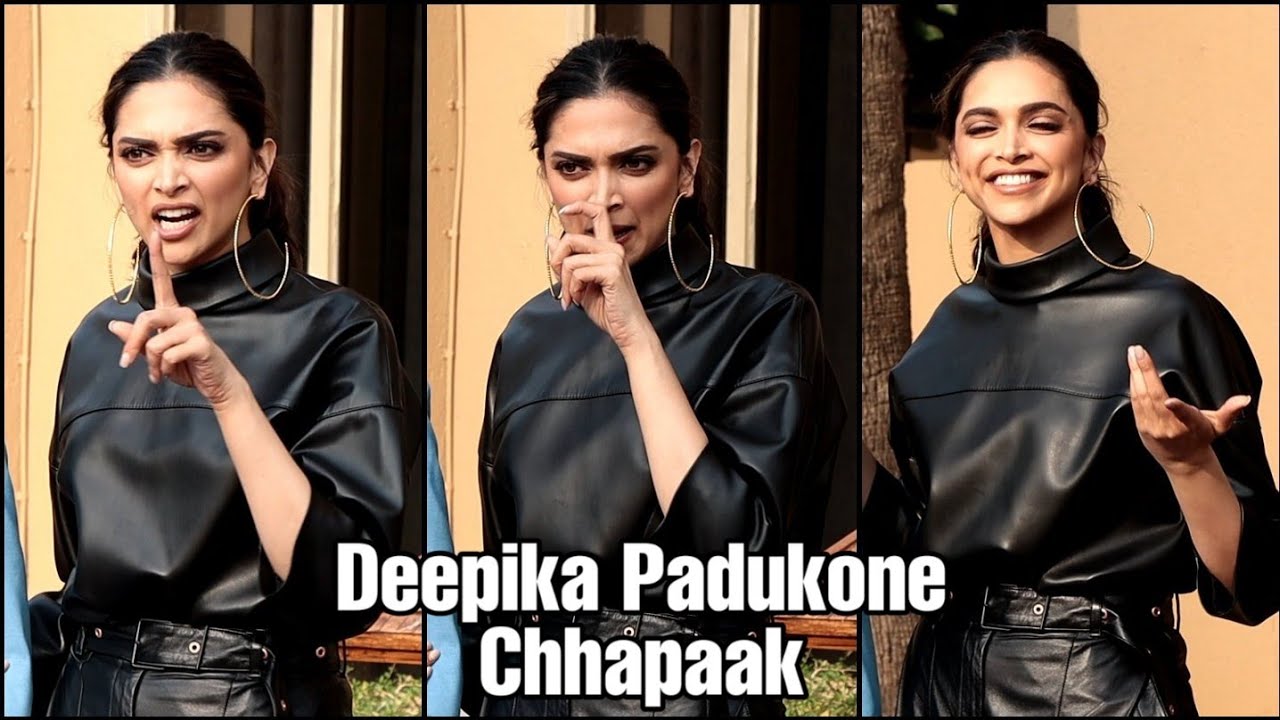 Deepika Padukone Cute and Funny Moment with Photographer's at Chhapaak Promotion | Vikrant Massey