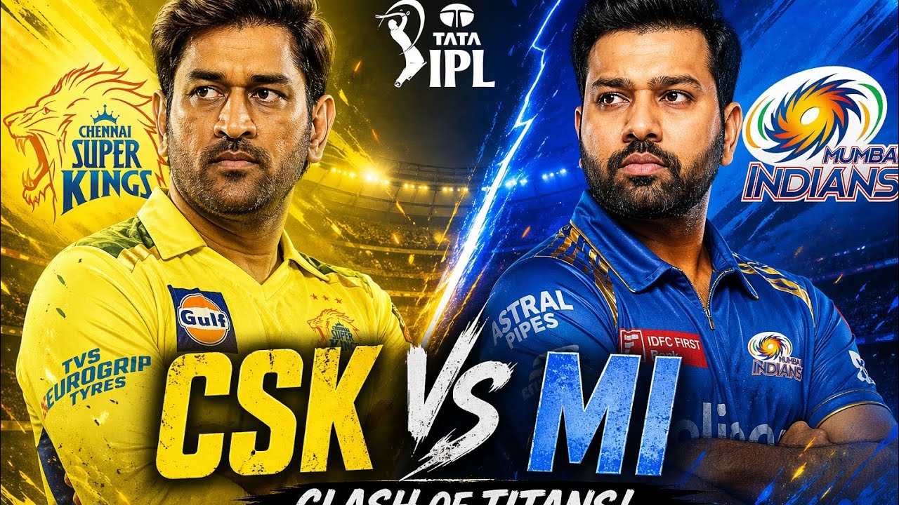 IPL 2026 MATCH NO. 33 -- MI VS CSK ! MATCH HIGHLIGHTS 