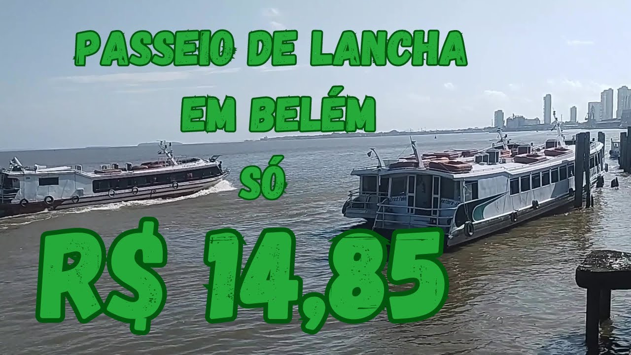 Passeio de lancha rápida de Belém a Barcarena no Pará por R$ 14,85.