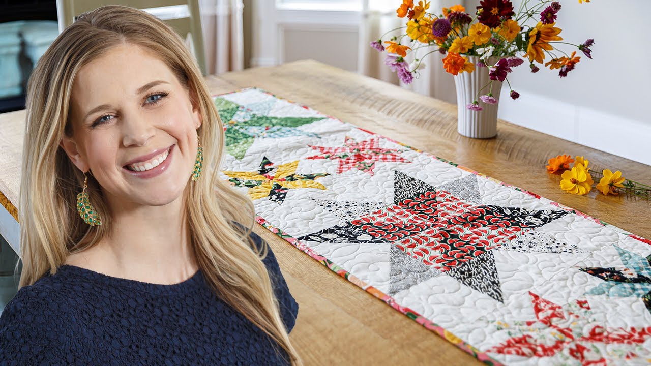 Как сделать дорожку для стола «Звездная танцовщица» — бесплатное руководство по проекту