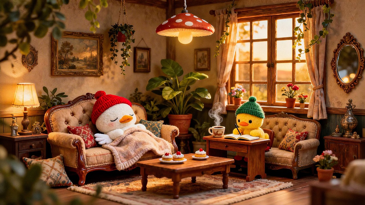It&rsquo;s okay to sleep while the world keeps moving 💖 Soft Jazz for Study & Relax with Coffee Mornings ☕