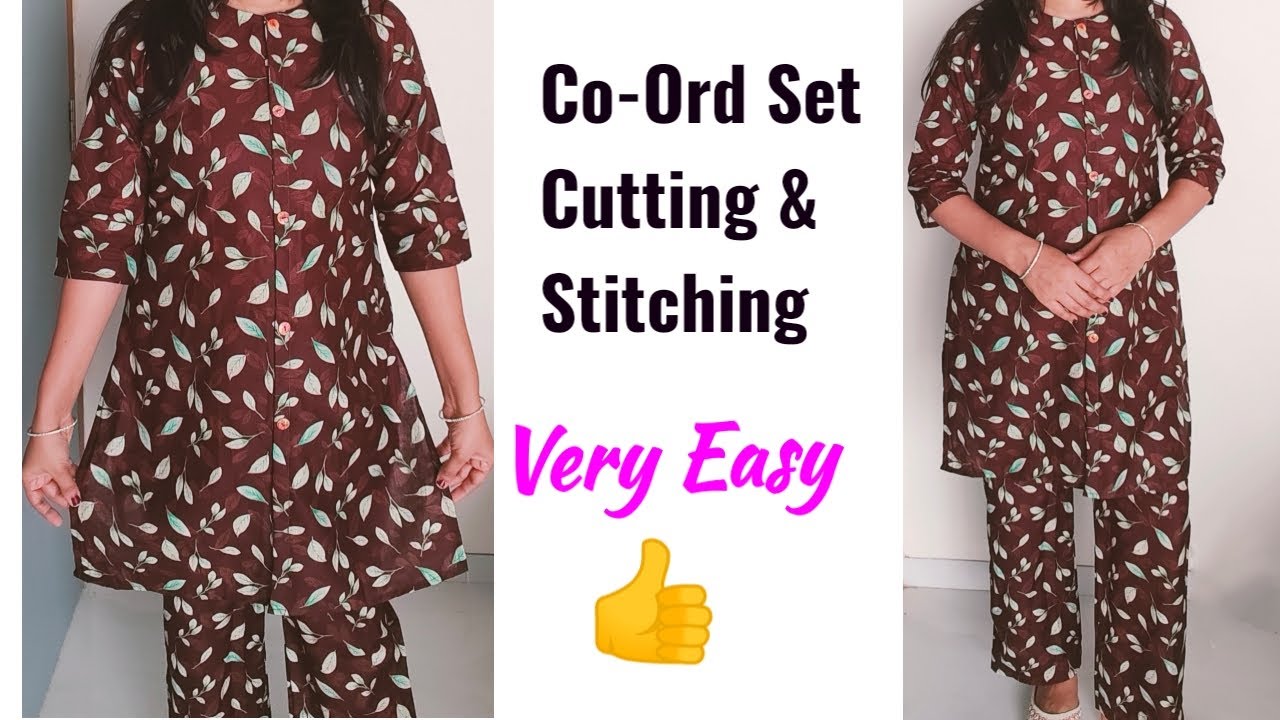 Cord set Cutting and stitching Full | Very Easy and Comfortable Cord set Cutting and stitching