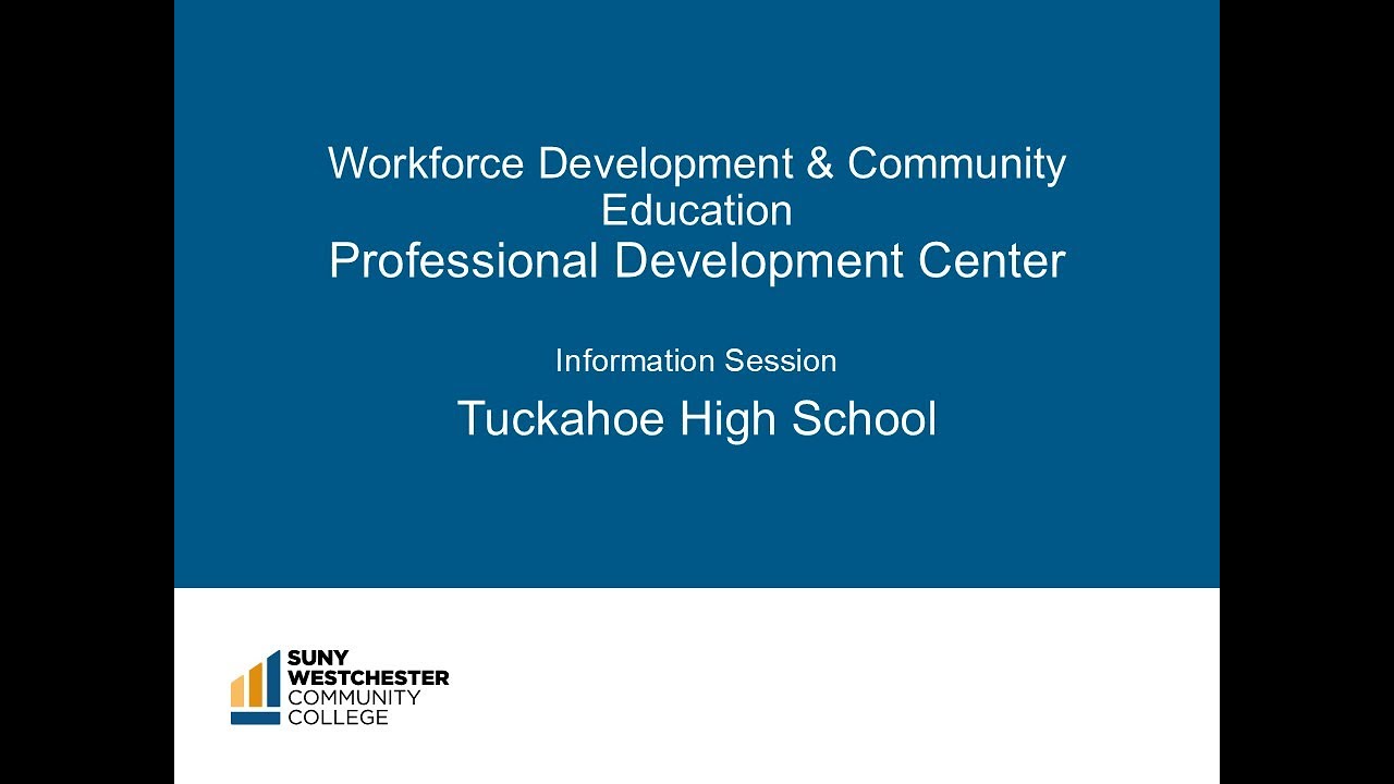 Westchester Community College Career Path Presentation-March 27, 2025