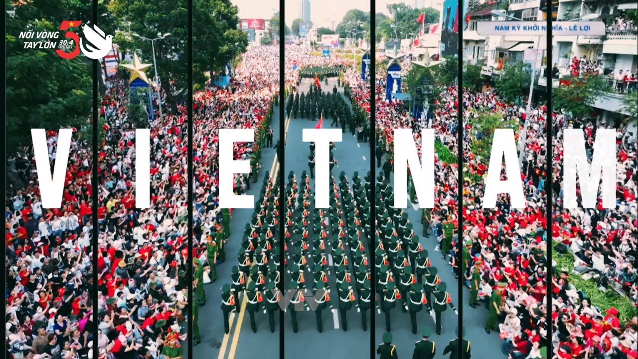 Việt Nam t&ocirc;i đ&oacute;! - Tổng hợp Lễ diễu binh, diễu h&agrave;nh Kỷ niệm 50 năm Ng&agrave;y Thống nhất đất nước | VTV24