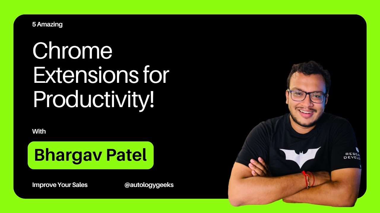 5 Best Chrome Extensions to Improve Your Productivity | Grow Your Marketing, Sales & Creativity