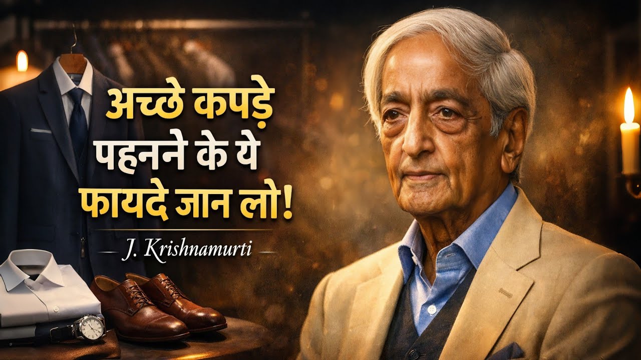 How Your Clothes Shape Your Consciousness — Jiddu Krishnamurti