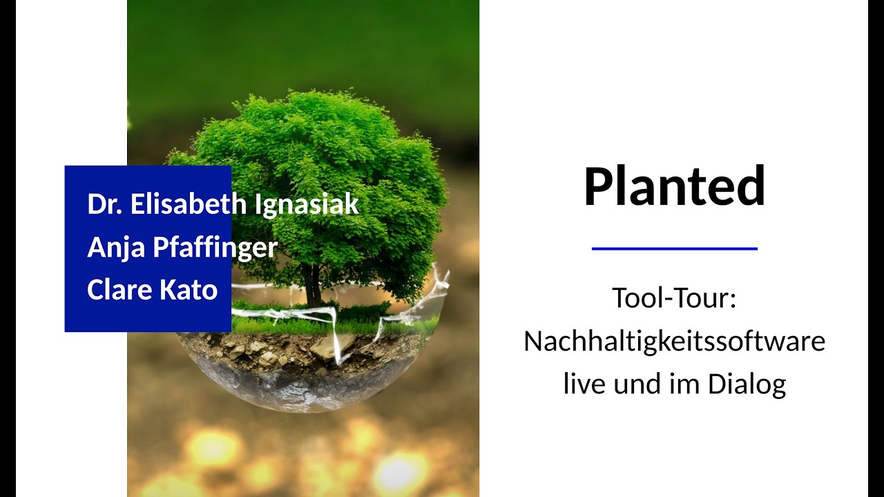 Planted Tool Tour: Nachhaltigkeitssoftware live und im Dialog