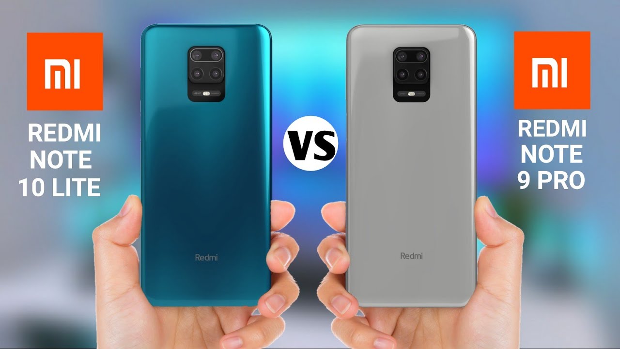 Xiaomi Redmi Note 10 Lite vs Xiaomi Redmi Note 9 Pro
