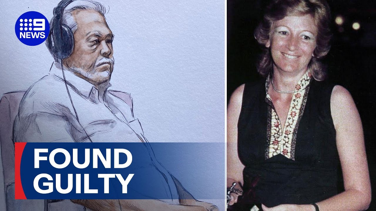 Husband found guilty 40 years after murdering wife | 9 News Australia