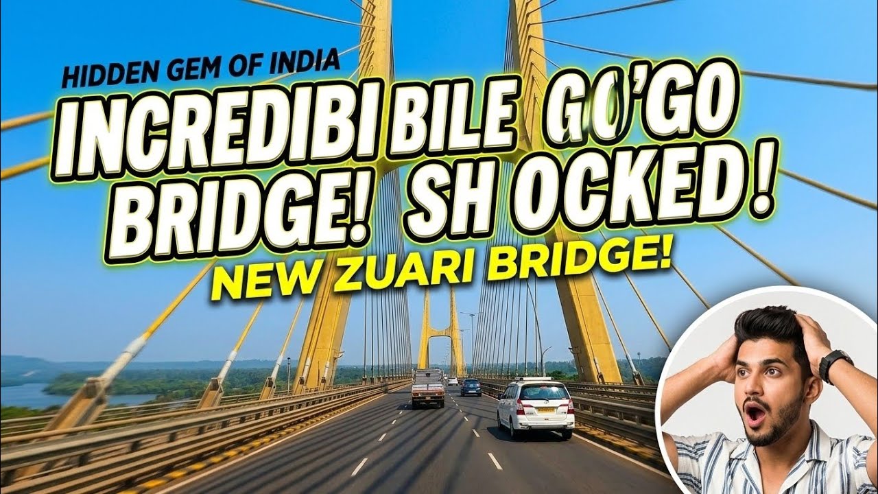 Goa Travel Biggest Bridge Visit !  💌