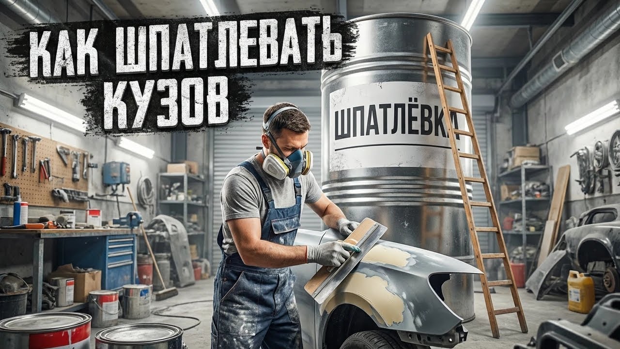 Азы шпаклевания. Как и чем шпатлюют авто.