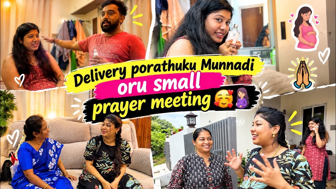 Delivery porathuku Munnadi oru small prayer meeting🥰🤰🏻/#agvlogs #love #trending 